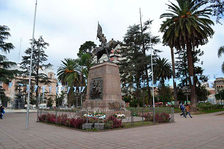 Plaza General Belgrano de Salta, en la actualidad