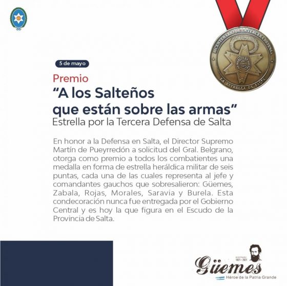 Efemérides de Güemes 5 de Mayo