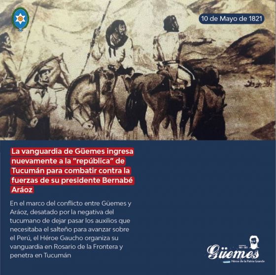 Efemérides de Güemes 10 de Mayo