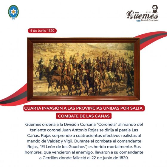 Efemérides de Güemes 4 de Junio