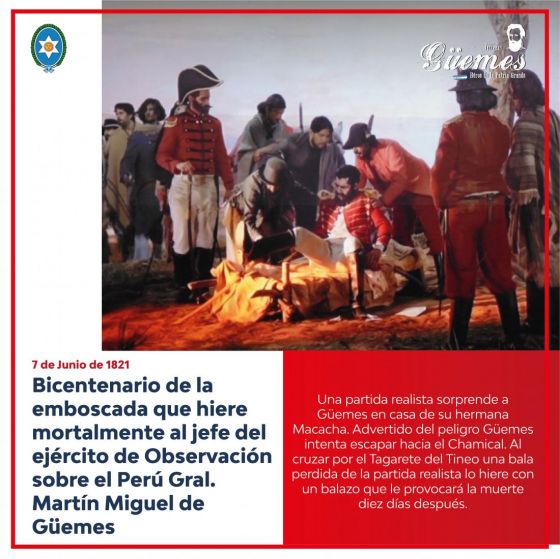 Efemérides de Güemes 7 de junio