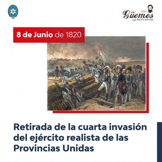 Efemérides de Güemes 8 de Junio