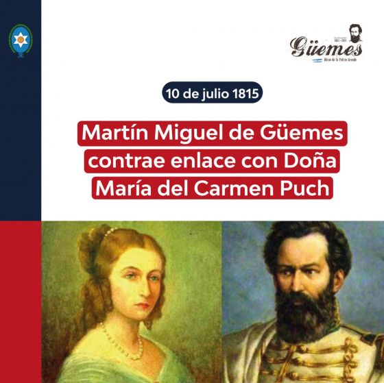 Efemérides de Güemes 10 de Julio 1